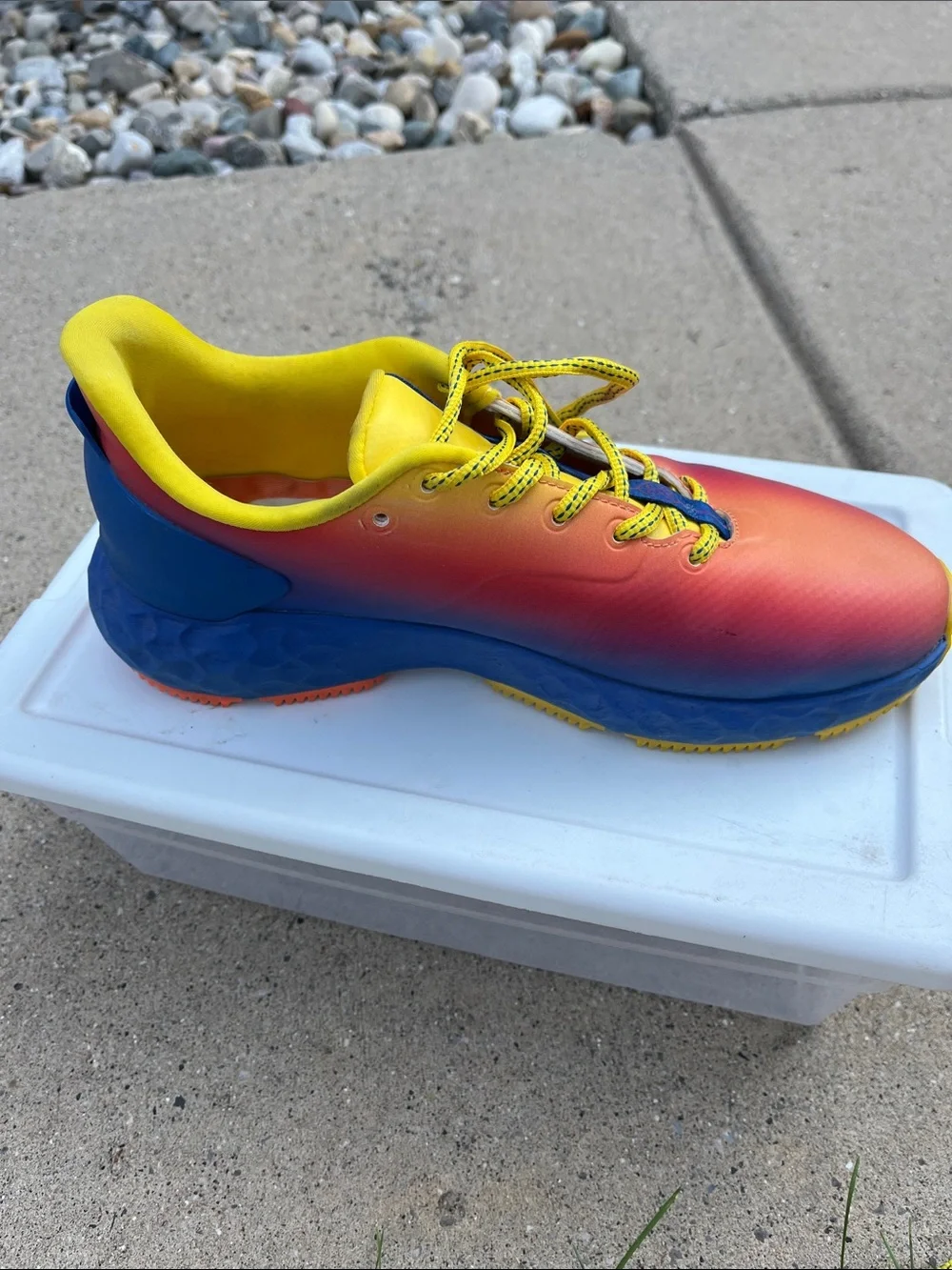 G/FORE Gradient Blue-Yellow-Red GOLF Shoes